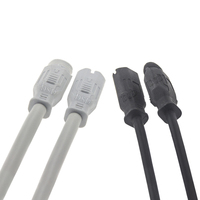 M12 Quick Connect Elektrokabel anschlüsse 12-V-Netzteil mit SR für LED-Beleuchtung Kupfer kontakt material