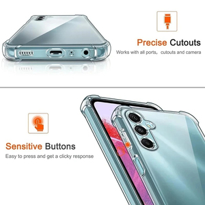 Pour Samsung Galaxy S24 S23 <span class=keywords><strong>S21</strong></span> FE S25 Plus Note 20 Ultra Luxe Antichoc <span class=keywords><strong>Silicone</strong></span> Transparent <span class=keywords><strong>Coque</strong></span> Souple <span class=keywords><strong>Coque</strong></span> Arrière Transparente - Product Image 5