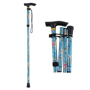 Nuevo estilo dureza EVA mango recto Alpenstocks plegable fibra de carbono bastón de senderismo a pie - Product Image 2