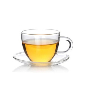 Bán Buôn 100Ml Cách Điện <span class=keywords><strong>Mini</strong></span> Thiết Kế Cốc Cà Phê Thủy Tinh Đặt Chịu Nhiệt Cốc Và Đĩa Với Xử Lý Cho Trà Sữa Cà Phê - Product Image 1