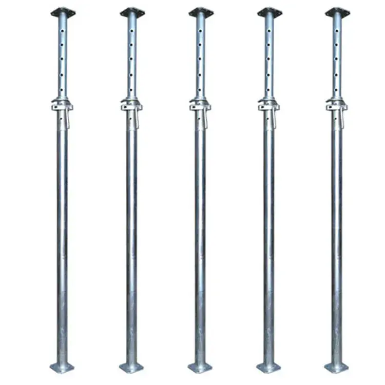 Xây dựng sử dụng điều chỉnh chiều cao thép đạo cụ Telescopic điều chỉnh thép chống đỡ giàn giáo