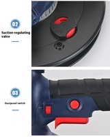 Ponceuse murale électrique multifonctionnelle auto-amorçante de haute qualité, sans poussière, 800 W, pour le ponçage et le polissage