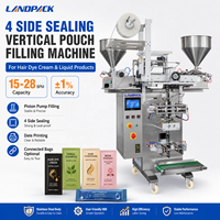 Machine d'emballage VFFS pour miel, huile de tournesol, sauce tomate, crème colorante pour cheveux