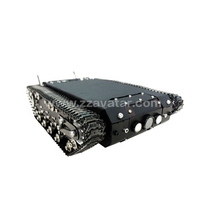 Chasis de tanque de Robot de Metal <span class=keywords><strong>RC</strong></span>, <span class=keywords><strong>mini</strong></span> Vehículo de orugas con pista de plástico, 2 motores para plataforma de Robot, <span class=keywords><strong>RC</strong></span> - Product Image 1
