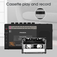 Enregistreur et Lecteur de Cassettes Portable Rétro Style Vintage Moderne OEM en Gros avec Carte SD, USB et Radio AM/FM