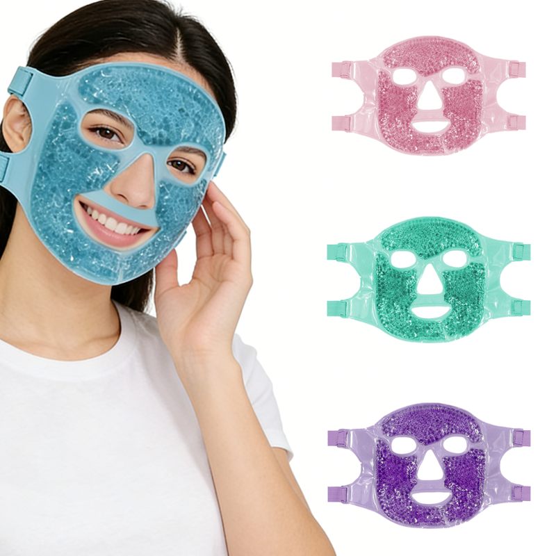 Baolun New Arrivals Ice Mask Pack Gel Beads for Reusable Hot&cold Face Ice Pack