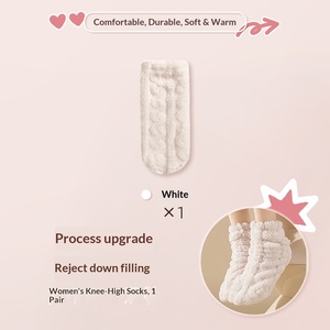 <span class=keywords><strong>Chaussettes</strong></span> thermiques respirantes en velours corail, au-dessus du genou, à bouche <span class=keywords><strong>l</strong></span>âche, <span class=keywords><strong>pour</strong></span> femmes, <span class=keywords><strong>pour</strong></span> dormir en <span class=keywords><strong>hiver</strong></span> - Product Image 6