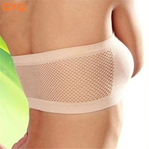 <span class=keywords><strong>Reggiseno</strong></span> GYQ elasticizzato <span class=keywords><strong>senza</strong></span> <span class=keywords><strong>spalline</strong></span> push-up <span class=keywords><strong>senza</strong></span> ferretto, a tubo, per top monospalla, <span class=keywords><strong>senza</strong></span> cuciture, con fori traspiranti - Product Image 1