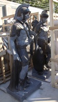 Vente en gros de décoration classique pour jardin extérieur sculptée à la main déesse grecque de la sagesse Figure Art Decor Sculpture Marble Athena Statue