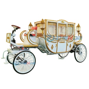 Carruaje Real Personalizado, Carruaje de Caballos para Bodas, Vagoneta para Paseos Turísticos, Carruaje de Caballos en Venta - Product Image 1