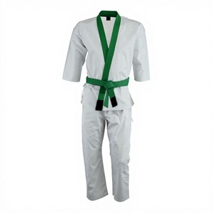 Uniformes de Taekwondo de Primera Calidad, Duraderos, Unisex, Manga Larga, Talla Adulto, Material Ripstop, Transpirables, con Estampado por Transferencia de Calor - Product Image 1