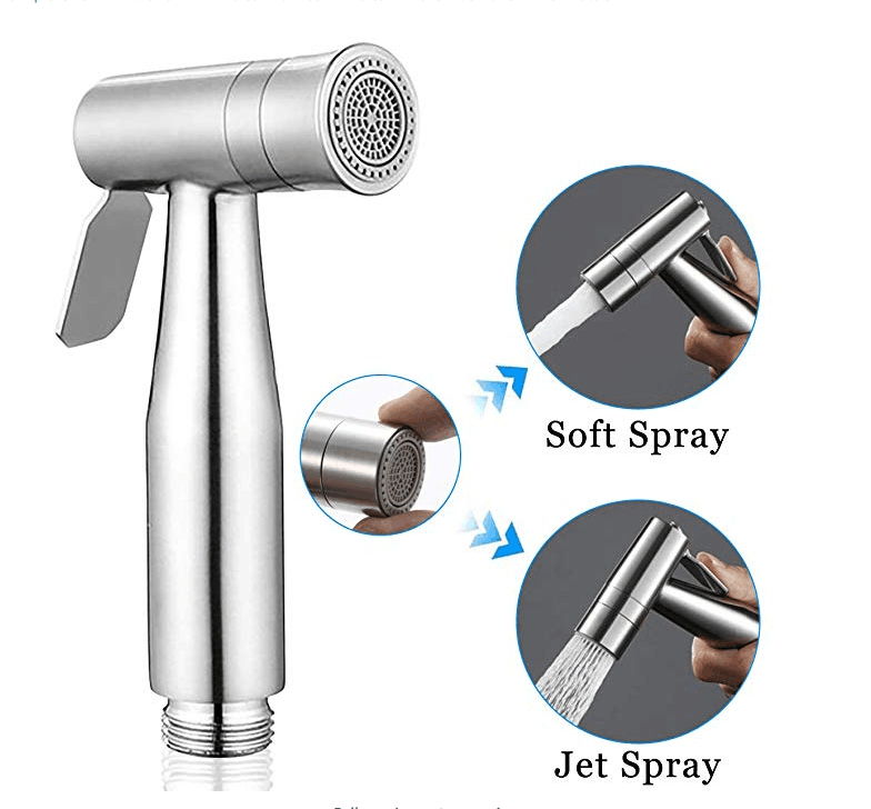 la chine Double Fonction 2 Pulvérisateur (Flux/Jet) poche de Toilette Bidet Shattaf Couche-Culotte Pulvérisateur Kit