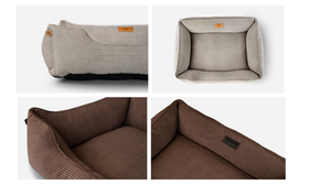 ASTON Edles Flanell Warmes Großes Modernes Schlafsofa Orthopädisches Hundebett mit Abnehmbarem & Waschbarem Baumwollfüllung - Product Image 3