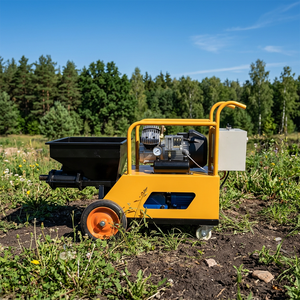 Machine à projeter le mortier industrielle 8HZ 220V/380V, équipement de construction haute efficacité pour pompe à <span class=keywords><strong>béton</strong></span> et plâtrage de ciment, Nouveau - Product Image 2