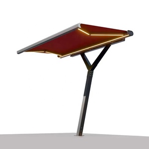 Cochera Retráctil de Aluminio con Recubrimiento en Polvo de Alta Calidad, Tratada Térmicamente, con Fibra de Poliéster, Fácil de Montar, Moderna, para un Solo Automóvil - Product Image 3