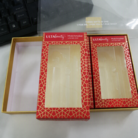 Boîtes cosmétiques personnalisées en carton blanc (boîte aveugle/boîte couleur) Impression de logo personnalisée Impression UV Marquage à chaud pour petites séries