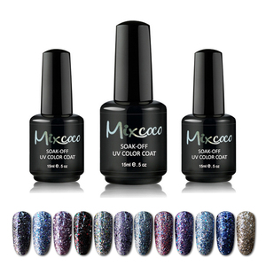 Respetuoso <span class=keywords><strong>del</strong></span> medio ambiente de china fabricante muestra gratis de brillo gel polaco remojo brillante <span class=keywords><strong>uñas</strong></span> de gel polaco - Product Image 1