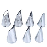 Ensemble de 7 douilles à pâtisserie en acier inoxydable 304, poches à douille et supports de décoration, modèle chinois CXC2532SS