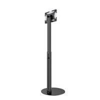 Support de tablette rotatif en métal pour sol, prix d'usine, 7-14 pouces, rotation à 180°, pivotement à 360°, hauteur réglable, capacité de charge de 20 lb pour