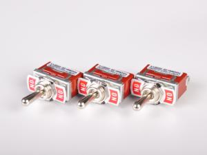 Toowei (EIN) AUS (EIN) Löt anschluss Kippschalter 12mm 3 Wege 3 Pins Momentan Kippschalter - Product Image 5