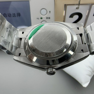 Reloj de Hombre de Lujo con Esfera Azul, 40 mm, Estilo Clásico, Ancho de Correa de 22 mm, Movimiento Mecánico 3255, Visualización de Fecha y Día de la Semana, Movimiento ETA - Product Image 5
