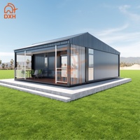 Maison modulaire en conteneur avec chambre, salon, cuisine et salle de bain, détachable, pour bureau, villa, hôtel, magasin, extérieur