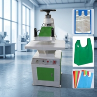 Machine de découpe hydraulique manuelle pour sacs et gilets, avec découpe à la presse pour la production de sacs en plastique et de t-shirts