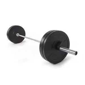 Hot Sales Gym Equipment Barbell Black Rubber Bumper Plates Weight Plates Bumper Plate Set Lbs