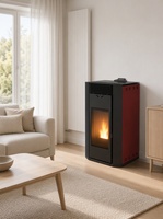 Système de chauffage de l'eau 20KW, chaudière à granulés, écran tactile LCD intelligent, automatique pour toute la maison, radiateur, poêle à granulés de bois