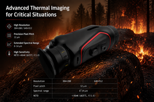 Caméra thermique monoculaire portable de la série BIRD, vision nocturne, imagerie thermique, télémètre, observation de la faune, sécurité, IP67 - Product Image 4