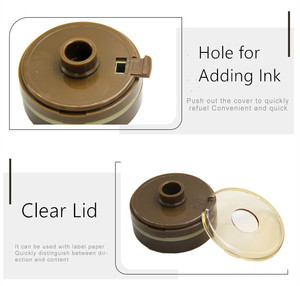 Reunkojoy — timbres Flash couleur café haut <span class=keywords><strong>de</strong></span> gamme, imprimés personnalisés, couleur café, pour bureau <span class=keywords><strong>de</strong></span> <span class=keywords><strong>poste</strong></span> - Product Image 5