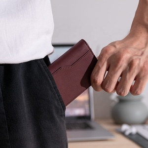 TILONSTAR TVC205 Newest Business Gifts Pop up <b>Wallet</b> Metal Aluminum Credit Card Case RFID Leather Card <b>Holder</b> - Product Image 6