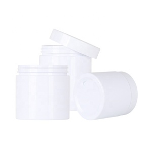 Chất Lượng Cao Kích Thước Khác Nhau 400Ml <span class=keywords><strong>500Ml</strong></span> 1000Ml Kẹo Rỗng Lon Và Nắp Đậy Chai Nhựa Trắng Trong Suốt Thức Ăn Vật Nuôi Jar - Product Image 1