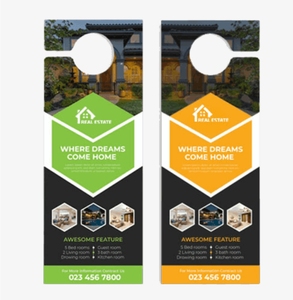 Impression personnalisée Publicité Promotion Papier <span class=keywords><strong>de</strong></span> découpe <span class=keywords><strong>Porte</strong></span> Cintre Flyer Golf Publicité <span class=keywords><strong>Porte</strong></span> Suspendus Flyers Affiches - Product Image 4