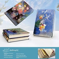 Nuevo Producto: Cuaderno A5 de Tapa Dura con Páginas Coloridas y Decorativas, Libreta de Alta Calidad con Estampado Dorado, Diario, Regalo
