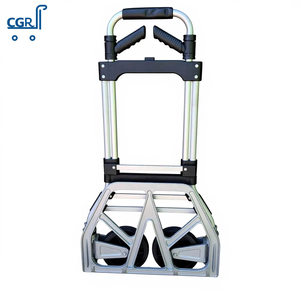 Carrello Pieghevole in Alluminio con Ruote TPR, Capacità di Carico 80KG, per Shopping e Attrezzi, Personalizzabile con Supporto OEM - Product Image 6