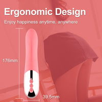Realistischer Heiz-Zungenvibrator mit flexiblem Silikondesign, 10 Leckgeschwindigkeiten, pinker Klitorisstimulator für Frauen zum Solo-Spiel
