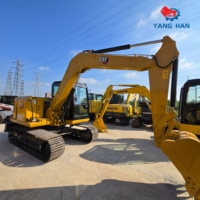 Mini-excavatrice hydraulique d'occasion CAT 308E2, 7 tonnes, pour travaux de construction