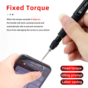 Jeu de 5 mini tournevis de précision de type stylo, OEM, DIY, couple fixe, alliage d'aluminium, acier, 5 embouts magnétiques, certifié CE - Product Image 4