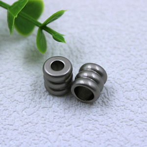 Xi Lanh Hình Dạng Hợp Kim Kim Loại Dây Stopper May Paracord Túi Hai Lỗ Kim Loại Dây <span class=keywords><strong>End</strong></span> Cho Áo Quần Áo Phụ Kiện Trang Phục - Product Image 4