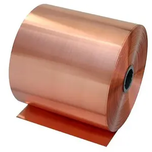 High Purity C11000 Slitted Thin Pure Copper Sheet Roll Sheet Copper Strip Coil Copper Tape