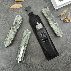 Couteau de camping multifonctionnel portable MT-A07 pour la chasse et la survie avec lame en acier, comprend un couteau extérieur brise-vitre - Product Image 5
