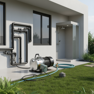 Pompe à jet en acier inoxydable SUS304, 1HP, 115 volts, 18,5 GPM, 147,6 pieds de hauteur de refoulement max. pour surpresseur de douche et alimentation en eau - Product Image 2