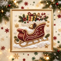 Kit de Peinture Diamant 5D Personnalisé Noël DIY, Kit de Peinture Perles DIY, Produits pour Adultes, Art Mural Salon, Marque Propre