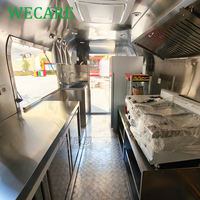 Camion de restauration mobile WECARE entièrement équipé : bar à café, camion de restauration rapide, glaces, hot-dogs, pizzas, BBQ, cuisine complète