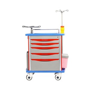 Maijie Emergency Trolley ABS Medical Cart With Wheels For Hospital Use - Product Image 1