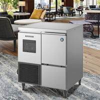 Máquina de Hielo Triturado Automática de Alta Capacidad Comercial HAOCOOL de 600 kg con Control PLC, Motor de Marca Reconocida y Compresor Bristol