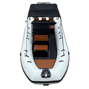 Nouveau design 2024, bateau semi-rigide en aluminium de 18 pieds, RIB 560, bateaux pneumatiques Hypalon/PVC à vendre - Product Image 6