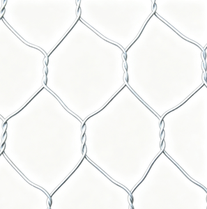 Rollo de Malla Hexagonal Galvanizada con Trenzado Cuadrado, Malla de Alambre para Pollos Resistente a la Corrosión para Recintos de Animales y Gaviones de Piedra - Product Image 1