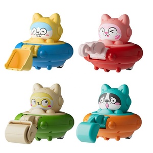 2025 haute qualité Mini espace soucoupe volante jouet véhicule enfants ingénierie voiture pelle <span class=keywords><strong>Bulldozer</strong></span> fonction de Friction <span class=keywords><strong>dessin</strong></span> <span class=keywords><strong>animé</strong></span> mignon - Product Image 1